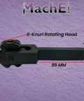 Rotating Head Knurling Tool With Six Knurl Wheels And Multi Pitch Design For Lathe Tool Holders, 85mm length
