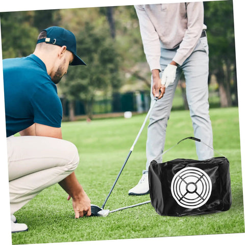 Compact Golf Swing Trainer Impact Hitting Bag For Outdoor Practice Easy Setup And Portability Boost Swing Accuracy Tempo And Technique