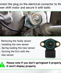 Electric Power Shift Motor With Angle Sensor Replacement Direct Fit For Honda Rancher 420 TRX420TE Foreman Rubicon 500