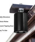 4 Pack Nylon Gate Guide Rollers For Sliding Doors, 1.97 In Dia By 2.76 In L, Sealed Ball Bearing Wheels, installed view