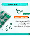 270 Piece O Ring Set For Car Air Conditioning And Plumbing, Sealing Gaskets And Rubber Washers Kit with storage box