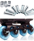 Inline Skate Axle Spacer Replacement Kit Pro Grade With 8mm Axles 8mm Wheel Spacers Screws And T Handle Allen Wrench