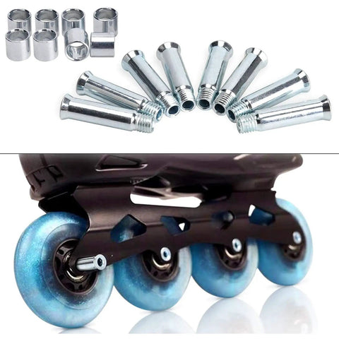 Inline Skate Axle Spacer Replacement Kit Pro Grade With 8mm Axles 8mm Wheel Spacers Screws And T Handle Allen Wrench