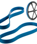 Blue urethane 11-inch band saw tires, 2-pack for Shopsmith 505641; no adhesive.
