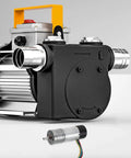 Heavy Duty Electric Micro Geared Motor With Serious Torque And Tough Metal Build Serving Butter Smooth Low RPM Spins, showing connections and design details.