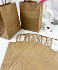 Bulk Kraft Paper Gift Bags 30 60 150 Pack Recyclable Party Favor Bags For Birthday Gifts Candy Treats Reusable Compostable