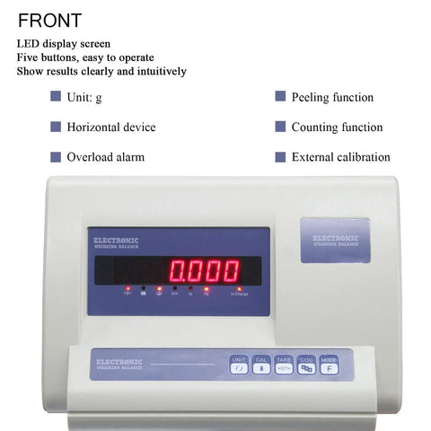 Heavy Duty Digital Floor Scale Built Like A Tank For Warehouse Shipping And Postal Operations This Badass Platform Scale Delivers reliable LED display and buttons for easy operation.