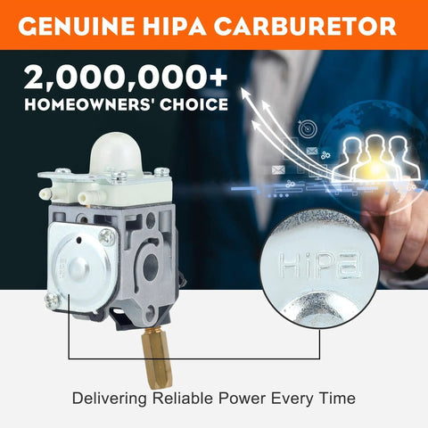 Carburetor For Echo SRM 210 Weedeater Replacement RB K75 A021000742 with genuine HIPA branding and features