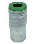 ColorFit A Style 14 Piece Coupler And Plug Kit 1 Quarter NPT Green durable steel connector with green coating