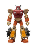 Officially Licensed Transformers Model Kit Set GV10 Galaxy Version Featuring Nine Dope Build Kits Like Rodimus Prime Galvatron Scorponok Sixshot Cyclonus And More For Ages 10 And Up No Tools Needed Easy Assembly model of Rodimus Prime front view