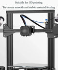 3D printer with 20Pcs PTFE Tube Connectors For 4mm Bowden Tubing Push To Connect Quick Fittings For 1.75mm Filament