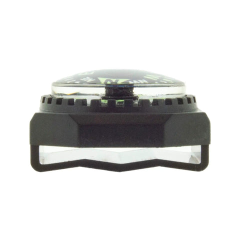 Side view of Slip On Wrist Compass For Survival Gear And Outdoor Adventurers, Easy Read Back Up Nav Tool For Watch Band Or Paracord Bracelet