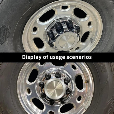 Chrome Wheel Center Caps 8 Lugs Set Of 4 For Select 16 Inch Vans And Trucks Compatible With Chevy Silverado fitted on wheel