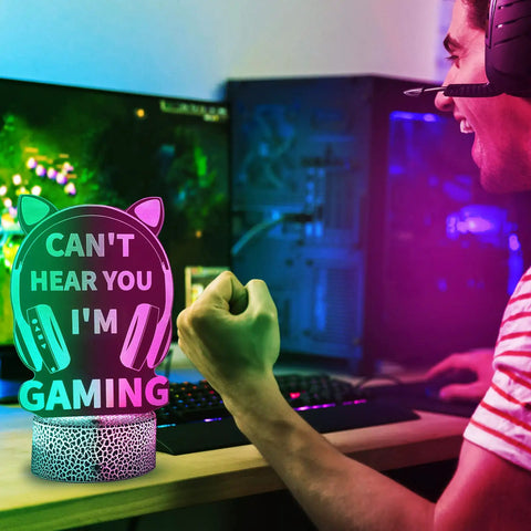 Dope Three Pack 3D Illusion Gamer Night Light With Dual Color Displays And Timer Remote Control Excellent Game Room Decor