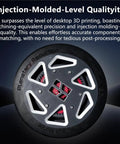 Vision Encoder Plate for Bambu Lab X2D 3D Printer with Sub-50 Micron Motion Accuracy, High-Density Marker Calibration Board, Dialed-In Direct Replacement Encoder for Pro-Grade Print Alignment and Wear Compensation, black circular plate