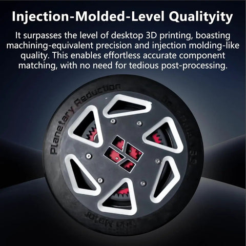 Vision Encoder Plate for Bambu Lab X2D 3D Printer with Sub-50 Micron Motion Accuracy, High-Density Marker Calibration Board, Dialed-In Direct Replacement Encoder for Pro-Grade Print Alignment and Wear Compensation, black circular plate