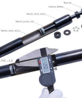 Office Chair Gas Lift Replacement Cylinder With Class 4 TUV Certification Beefed Up Heavy Duty Piston 4.4 Inch Stroke Universal Fit