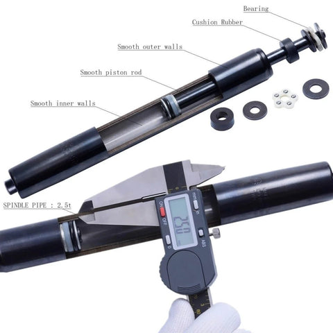 Office Chair Gas Lift Replacement Cylinder With Class 4 TUV Certification Beefed Up Heavy Duty Piston 4.4 Inch Stroke Universal Fit