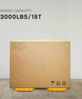 Heavy Duty Machinery Moving Skate Dolly 15T 33000Lbs with non-slip rubber belt under large box for equipment transport