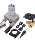 24V MIG MAG Wire Feed Motor for Welding Equipment with accessories, lightweight aluminum body, compact design.