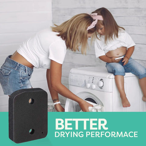 Mother and child with Toe Kick Plinth Filter Replacement For T1 Dryers 9164761 By JASCODE Lint Foam Filter Pack