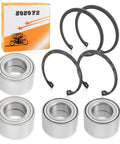 Front And Rear Wheel Bearings Kit With Circlips For Ranger Sportsman Ace Hawkeye Vehicle, includes sealed units and clip rings.