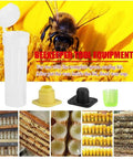 Beekeeping Rearing Cup Kit For Queen Bee Roller Cage With Plastic Gear For Insects Tools 20 Pack Easy To Use Lightweight