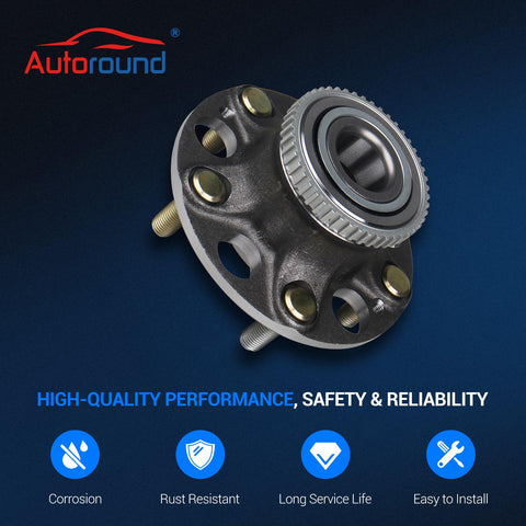 Rear Wheel Hub And Bearing Assembly Replacement 512188 For Acura TL 2004 2008 And Honda Accord 2003 2007 5-Lug Display