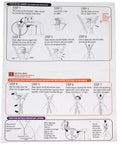 Instruction sheet for Three Piece Zipper Repair Kit With Multiple Sized Sliders In Nickel Or Graphite Finish For Quick Fixes To Broken Zippers