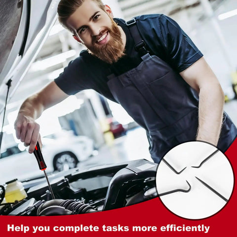 Mechanic using 10 Piece Mechanic Pick Set With Non Slip Grips For Long And Short Picks Built For O Ring Seal And Gasket Removal
