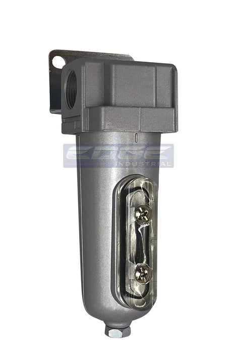 Heavy Duty In Line Desiccant Air Dryer For Compressed Air Systems With Metal Bowl Sight Glass Wall Bracket And Two Desiccant Bags