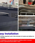 Dishwasher Mounting Bracket Kit For Granite And Solid Surfaces Replacement Granite Grabbers installed on countertop
