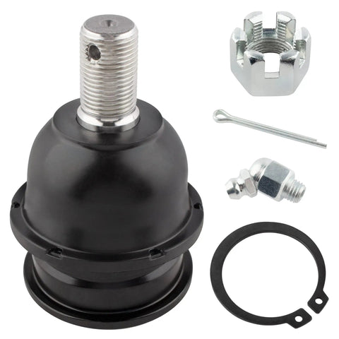 Front Suspension Kit For Nissan Frontier 1998 1999 2000 2001 2002 2003 2004 2.4L 2WD Pack Of 7 Includes Front Center Drag Links Upper And Lower Ball Joints Stabilizer Sway Bar Links For A Smooth Quiet Ride, black greaseable ball joint with hardware