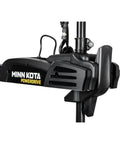Side view of PowerDrive Bow Mount Electric Trolling Motor With GPS Spot Lock, Dual Spectrum Chirp Sonar, 55 Lb Thrust, 54 Inch Shaft