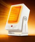 Portable Indoor Space Heater That Heats Up Fast With 2 Second Rapid Heat From PTC Ceramic Tech 60 Degree Adjustable Angle