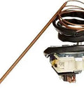 Replacement Oven Thermostat 316032407 For Range Stove Oven showing black durable component and sensor for temperature control