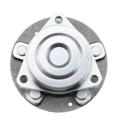 Top view of a 2 Rear Wheel Bearing Hubs Assembly Kit for Chevy Malibu Buick LaCrosse Envision Regal Sportback Replacement FWD Hub Bearings