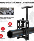 Emergency Water Shut Off Tool for 0.2 to 1.5 Inch Pipes - Manual Clamp, showing durable construction and steel material