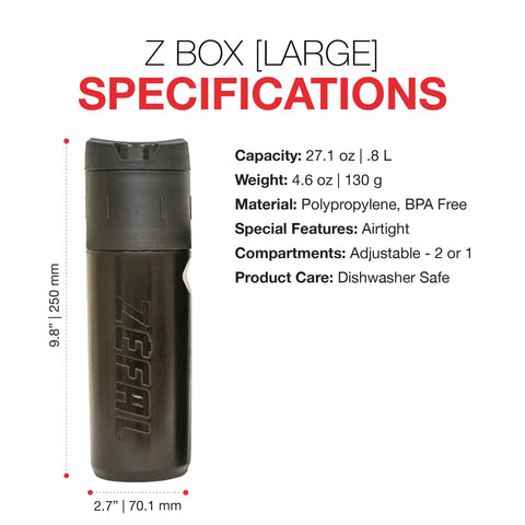 0.8L Waterproof Bike Tool Capsule For Bottle Cages Screw Cap Seal Impact Resistant Polypropylene Case with Specifications