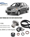 Chevy Aveo Timing Belt Kit With Water Pump For 2004 2005 2006 2007 2008 1.6L DOHC 16V Engine Aveo5 Replacement Belt Kit