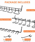 Sixteen Piece Pegboard Hook Set That Fits One Eighth And One Quarter Inch Boards With A Two Prong Grab Design and metal styles