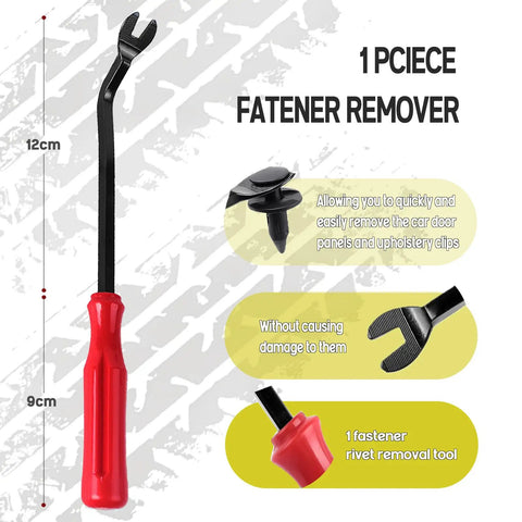 Fastener remover tool for Universal Engine Splash Shield Bolts Kit 45Pcs with Push Retainer Rivet Clips.