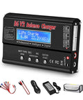 All In One RC Battery Charger And Discharger For 1S To 6S LiPo LiFe Liion And 1S To 15S NiMH NiCd Packs; with accessories