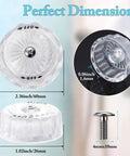 Clear Shower Knob Replacement For MXT11 Tub Faucet Handle and dimensions with Danco 88969 compatibility illustration.