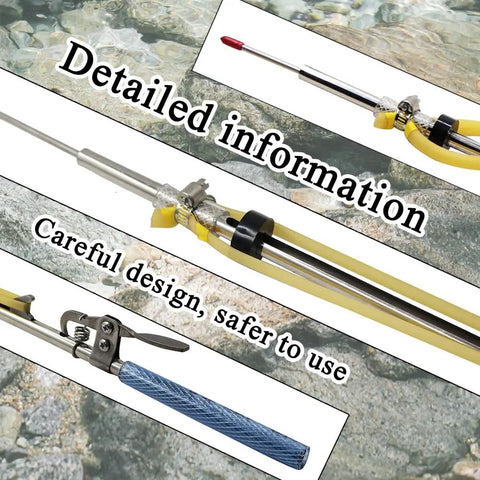 Lightweight Anti Corrosion Speargun For Spearfishing And Harpoon Crabbing Gear, Marine Grade Stainless Steel Construction