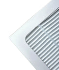 Close-up of a True HEPA Filter Replacement For Filtrete Ultra Quiet Air Purifiers FAP01-RMS And FAP02-RMS in a white frame.