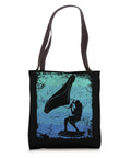 Retro Wing Foil Tote Bag For Wingsurfing And Wingboarding Fans With Colorful Vintage Wingfoil Design, 16 Inch By 16 Inch