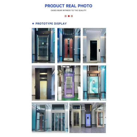 Hassle Free Residential Home Elevator No Pit Or Machine Room For Existing Homes Super Compact Indoor Space Saver display in various configurations.