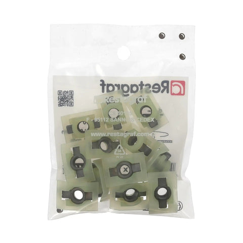 M6 Polyamide Steel Standoffs Solderless Auto Fasteners Robust Body Panel Clips pre threaded in a box of twelve.