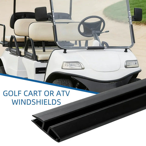 Value Pack Premium Clear PVC Living Hinges 48 Inch Flex Strips for golf cart windshields and DIY projects.